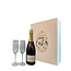Moët & Chandon Brut 75cl met 2 flutes Paasgeschenk doos