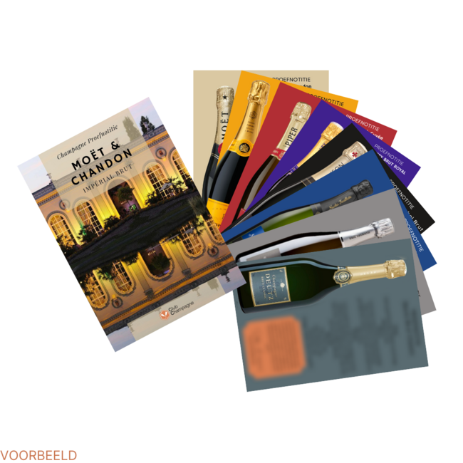 Champagne Proeverij  Brut 75cl pakket XXL