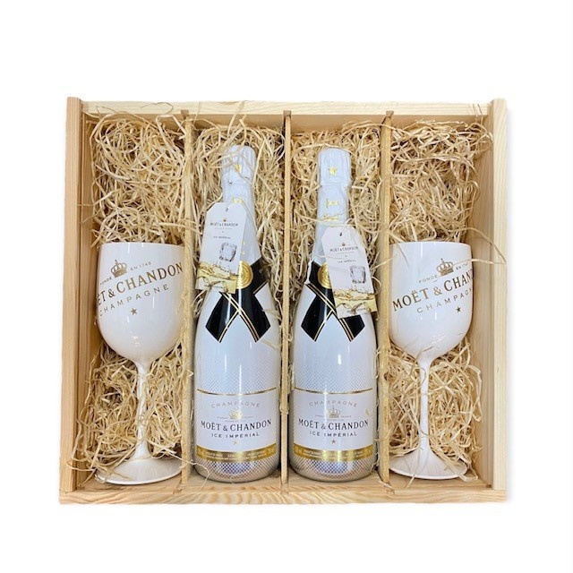 Pidgin Verward Honger Moët & Chandon Ice Champagne Gift + 2 glazen | Online Champagne Kopen -  Club Champagne