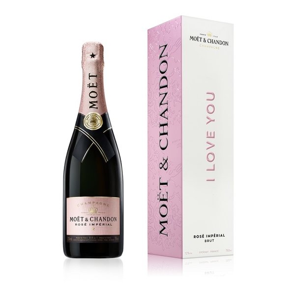 Moët & Chandon Brut Rosé 75CL Limited Edition I Love You