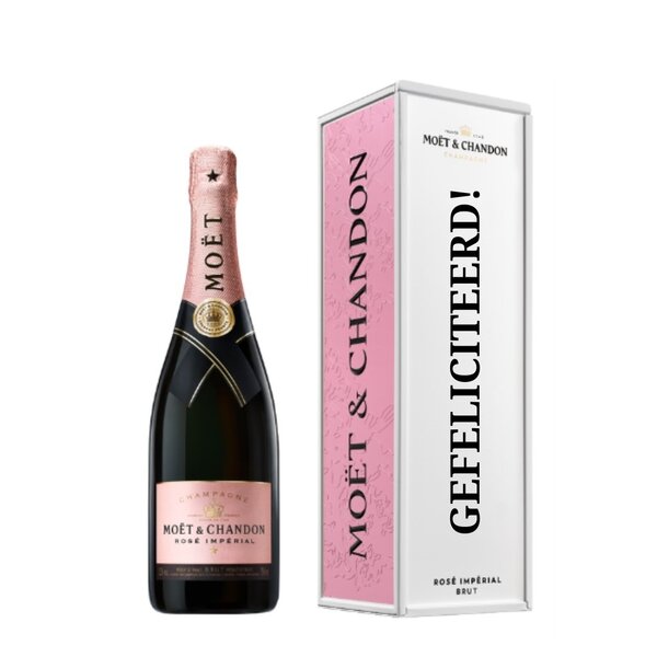 Moët & Chandon Impérial Rosé 75CL Specially Yours Gefeliciteerd!