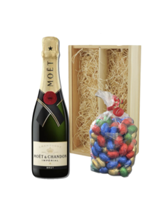 Moët & Chandon Paaskist Brut 75cl met Paaseitjes