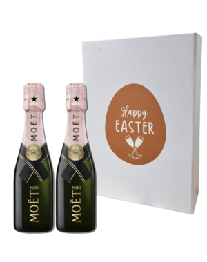 Moët & Chandon Piccolo 2x Rosé 20cl Paasgeschenkdoos