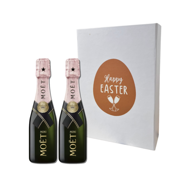 Moët & Chandon Piccolo 2x Rosé 20cl Paasgeschenkdoos