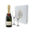 Moët & Chandon Brut 75cl met 2 flutes Paasgeschenk doos