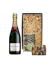 Moët & Chandon Paaspakket Champagne Brut 75cl met Luxe Paaschocolade  & Paasflikken