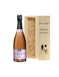 Gauthier-Christophe Gepersonaliseerde kist met Champagne