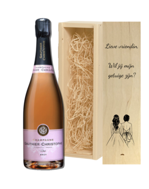 Gauthier-Christophe Gepersonaliseerde kist met Champagne