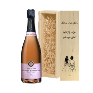 Gauthier-Christophe Gepersonaliseerde kist met Champagne