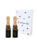 Moët & Chandon Gepersonaliseerde doos met 2 Impérial Champagnes Brut / Rosé 20CL