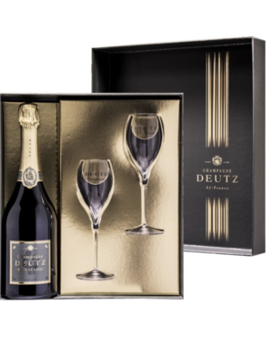 Deutz Champagne Brut Classic 75CL In Giftbox Met Twee Glazen