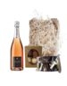 Eric Legrand Champagne Rosé 37,5cl met Luxe Bonbon  & Chocolade