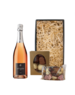 Eric Legrand Champagne Rosé 75CL Valentijnspakket met Chocolade