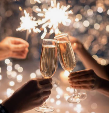 Nieuwjaar Champagne