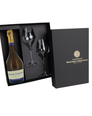 Gauthier-Christophe Grand Cru Vintage 2014 75CL met glazen in giftbox