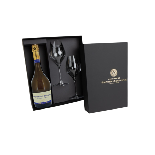 Gauthier-Christophe Grand Cru Vintage 2014 75CL met glazen in giftbox