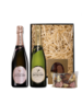 Champagne Jacquart Champagne Brut 75CL & Rosé 75CL Valentijnspakket met Chocolade