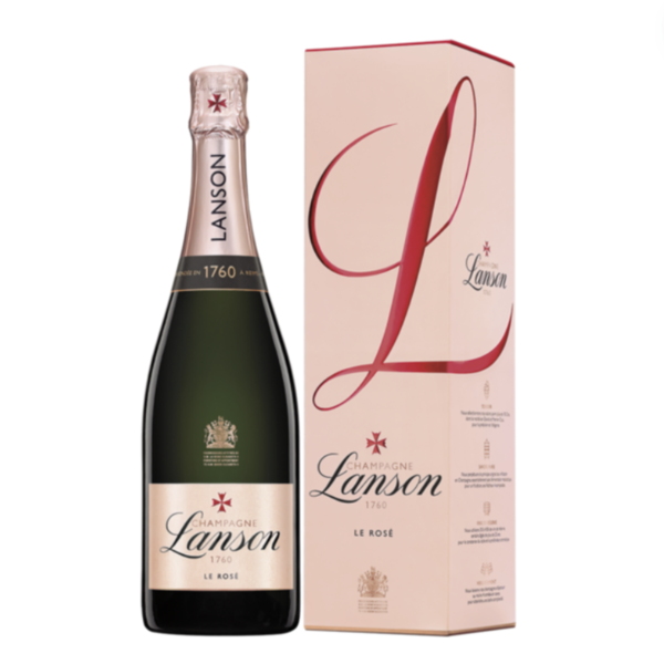 Lanson Le Rosé in giftbox 75cl