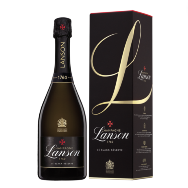 Lanson Le Black Reserve Brut in Giftbox 75cl