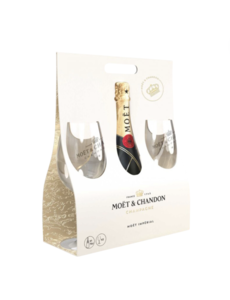 Moët & Chandon Imperial Brut 75CL met 2 Glazen