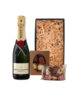 Moët & Chandon Champagne Brut 75CL Valentijnspakket met Chocolade