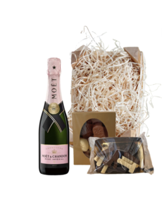 Moët & Chandon Champagne Rosé 37,5cl met Luxe Bonbon  & Chocolade