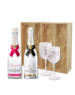 Moët & Chandon Ice Impérial & Ice Impérial Rosé Champagne Gift + 2 glazen