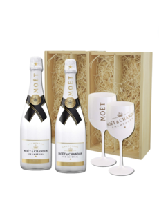 Moët & Chandon 2x Ice Impérial  Champagne Gift + 2 glazen