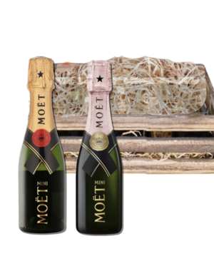 Moët & Chandon Piccolo Geschenkkist Brut & Rosé x20CL