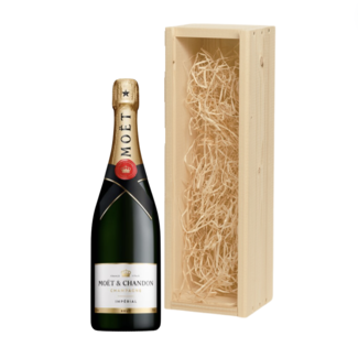 Moët & Chandon Impérial Brut in Houten Kistje 37,5CL