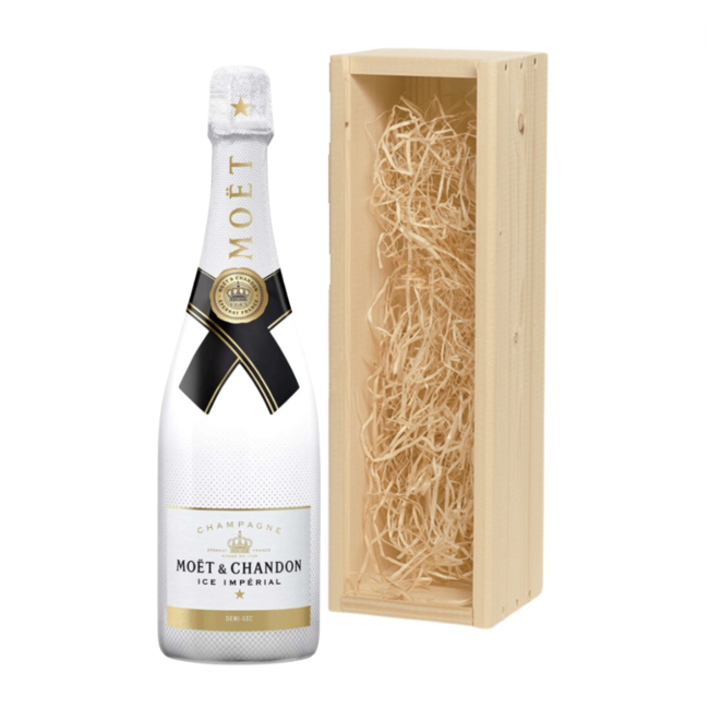 Moët & Chandon Ice Impérial 75CL in Houten Kist