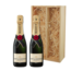 Moët & Chandon Geschenkkist 2 x Impérial Brut 37,5CL
