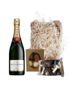 Moët & Chandon Champagne Brut 37,5cl met Luxe Bonbon  & Chocolade