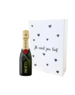 Moët & Chandon "Ik vind jou Lief" Piccolo Brut 20cl geschenkdoos