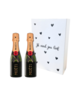 Moët & Chandon "Ik vind jou Lief"  2x Piccolo Brut 20cl geschenkdoos