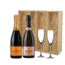 Veuve Clicquot  Veuve Clicquot Brut & Rosé in geschenkkist + 2 flutes