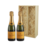 Veuve Clicquot  Geschenkset Houten Kist 2x37,5CL