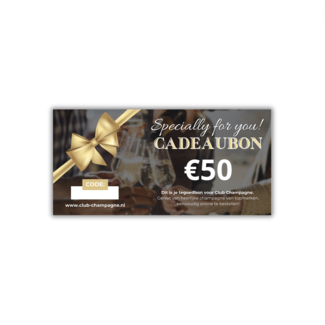 Club Champagne Cadeaubon €50