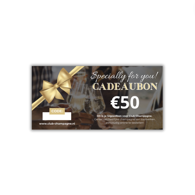 Club Champagne Cadeaubon €50