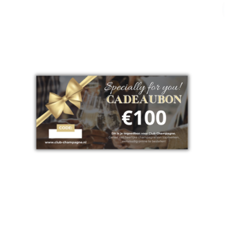 Club Champagne Cadeaubon €100
