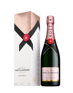 Moët & Chandon Rosé Impérial in giftbox 75CL