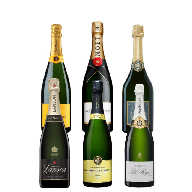 Champagne Proeverij Brut 75cl pakket XL Versie 2