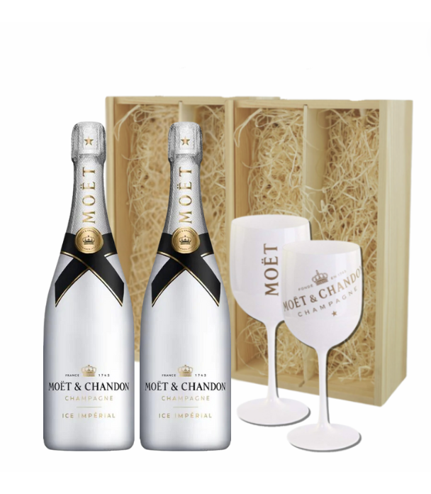 Moët & Chandon Ice Champagne Gift + 2 glazen | Online Champagne