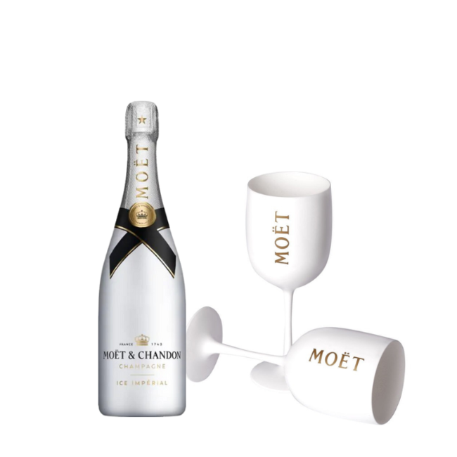 Moët & Chandon Ice Impérial Geschenkset ICE + 2 glazen