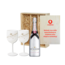 Moët & Chandon Gepersonaliseerde kist met Champagne en 2 glazen