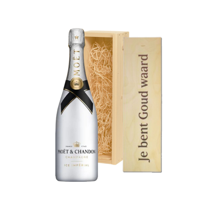 Gepersonaliseerde Magnum kist met Champagne