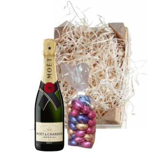Moët & Chandon Paaspakket Brut 37,5cl met Paaseitjes