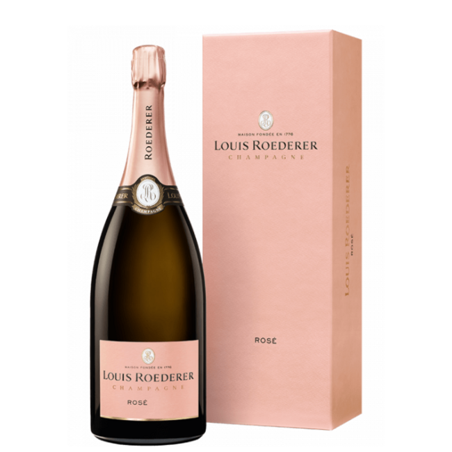 Louis Roederer Rosé Deluxe gift Collection 75CL in giftbox
