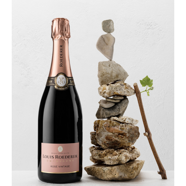 Louis Roederer Rosé Deluxe gift Collection 75CL in giftbox