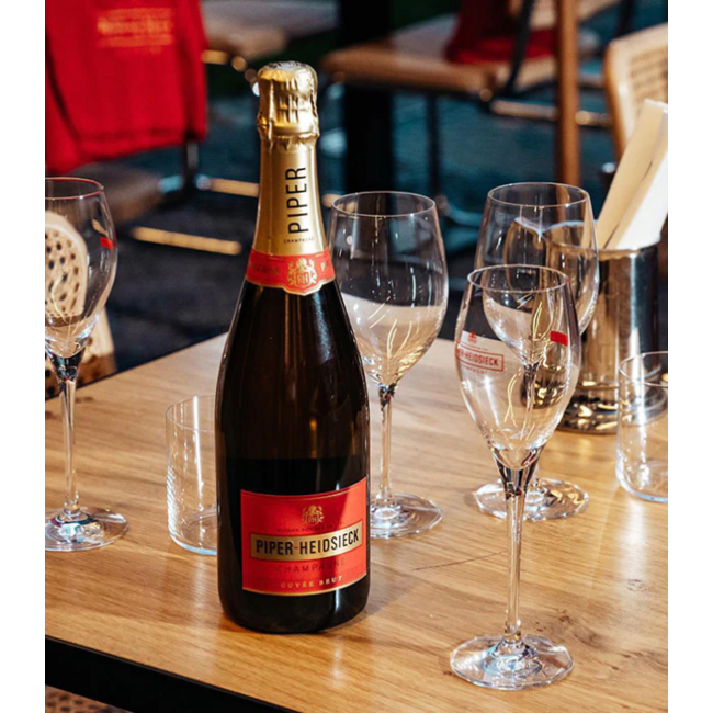 Piper-Heidsieck Brut + 2 glazen 75CL